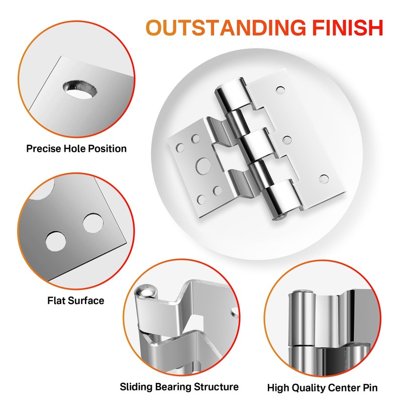 SuperDi 3 Pack Door Hinges Replacement for Combination Doors Compatible