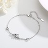 Midir&Etain Koala Bracelet 925 Sterling Silver Koala Bear Bracelet Cute