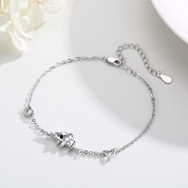 Midir&Etain Koala Bracelet 925 Sterling Silver Koala Bear Bracelet Cute Animal Jewellery Koala Gifts for Women Girls Girlfriend