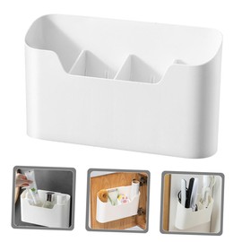 OHPHCALL 1Set Hanging Storage Basket Wall Mounted Organizer Box for Kitchen Bathroom and Shower Elegant Design for Toiletries Makeup Remote Controls More
