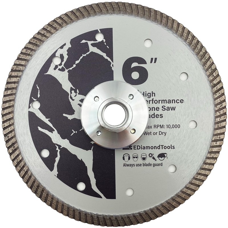 6" High Performance Diamond Saw Blades with Flush Cut Attachment