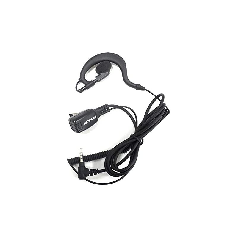 Jetfon BR-1704 E/C - Micro Headset with Hook for Walkie
