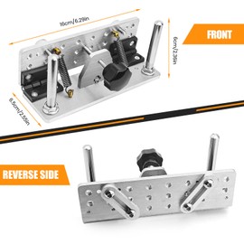 Belt Grinder Knife Jig Long Sharpening Locator Tool Knife Sharpener Jig Adjustable Angle Knife Beveling Jig for Knife Making Machine (Small)