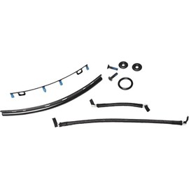 Mystic Watersports - Surf KiteSurf & Windsurfing Stealth Bar Gen 3 Surf Rope Kit - Black