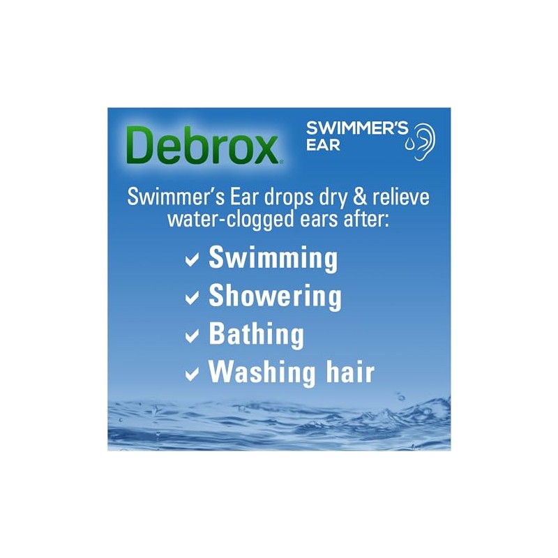 Debrox Swimmer's Ear Drying Drops para adultos y niños, 1