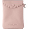 Slip-On NSL-3402 Noir Key Coin Pass Pouch, Pale Pink, Genuine
