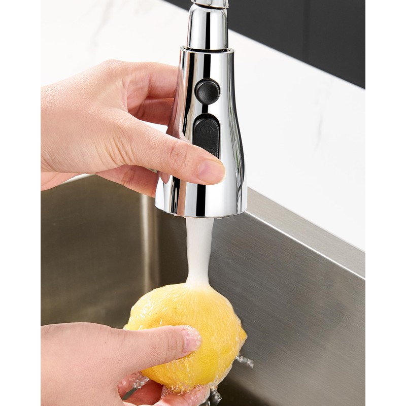 J-HVA Pull Down Kitchen Faucet Sprayer Head Replacement Part, 3