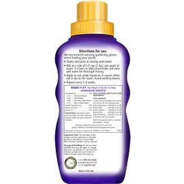 Espoma Organic Violet! 8-Ounce Concentrated Plant Food – Plant Fertilizer and Bloom Booster for All Violets and Indoor Flowering Plants. Promotes Vigorous Growth and Blooming.