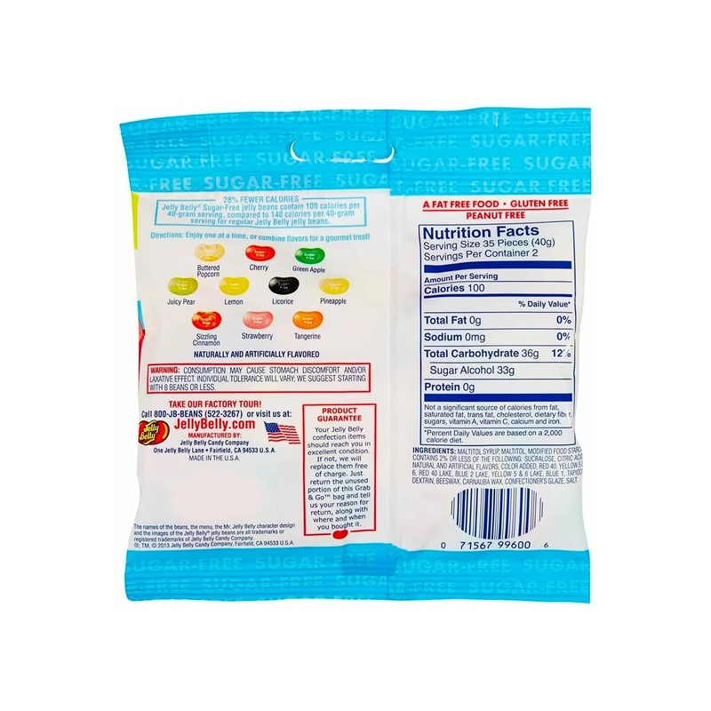 Sweetzo Sugar Free Jelly Beans, Sugar-free Chewy Candies In Assorted