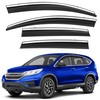 CXZHAZD Shatterproof Tape-On Rain Guards for Honda CR-V 2012-2016 with