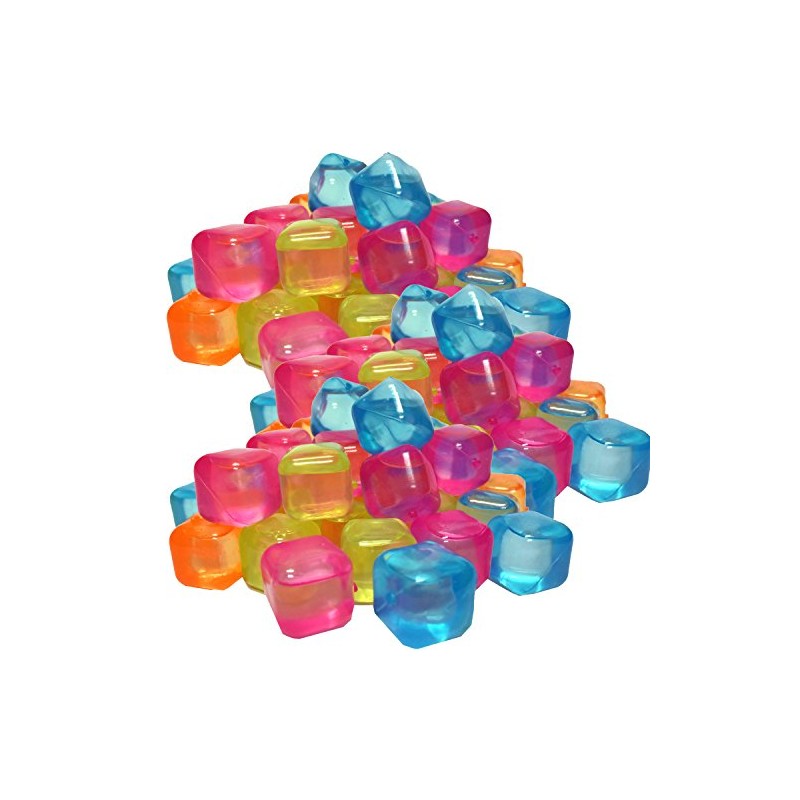 Trends4Ever 50 Reusable Ice Cubes for Parties - Ice Cube