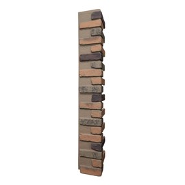 Outside Corner for EverStone Faux Classic Aged Brick Siding Panels, 8 1/2"W x 8"D x 53"H, Alamo Color