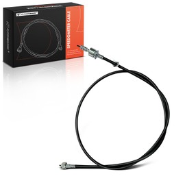 A-Premium 60 in Speedometer Cable Compatible with Ford F-100, F-150, F-250, F-350, Bronco, Country Squire, Custom, Fairlane, Falcon, Galaxie & AMC AMX, Gremlin & Lincoln Continental, Capri & Mercury