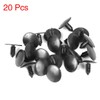 Unifizz 20pcs Plastic Bumper Fastener Rivet Clips Fender& Bumper Shield