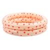 Round Inflatable Swimming Pool Vintage Heart Pattern Thicken Kids Paddling