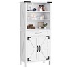 DWVO 58" Tall Storage Cabinet Bathroom Storage Cabinet with Doors