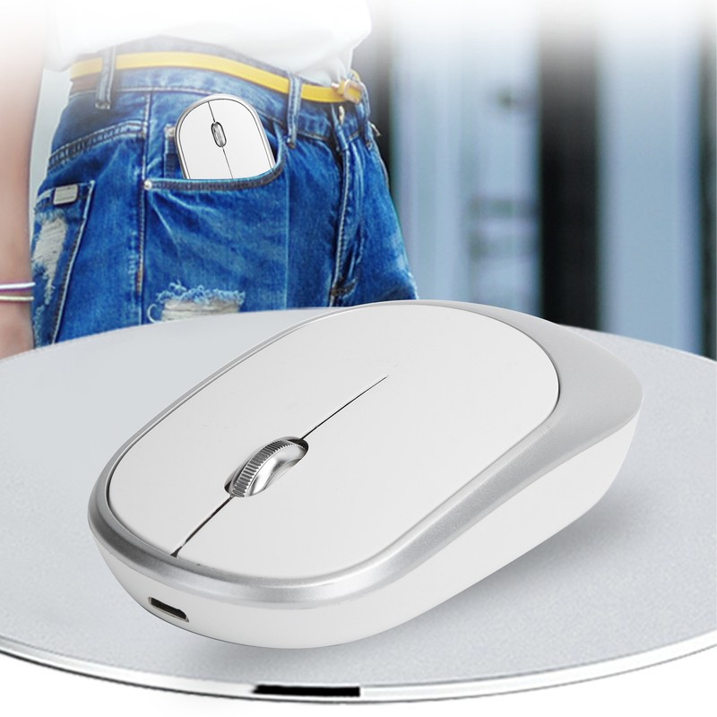 Wireless Mouse DPI Adjustable Chargable Optical Computer External Device with