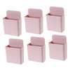 LALAFINA 6 Pcs Wall Phone Holder and Remote Controller Storage