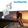A ABSOPRO Rear Hub Bicycle Cycling 28 Hole Disc Silver
