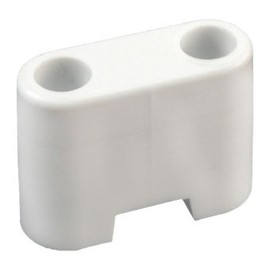 RV Designer E230, Entry Door Bumper, Plastic, White, 1-1/4 inch, Outside Hardware