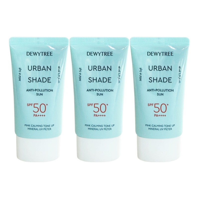Dewytree Urban Shade Anti-Pollution Sun 40ml (SPF50+) 3 Pieces /