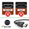 High Speed Mini-USB 2.0 Charging & Sync Cable Replacement for