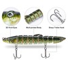 Matymats 3-Piece Pike Fishing Lures - 9 Segmented, Multi-Jointed Design