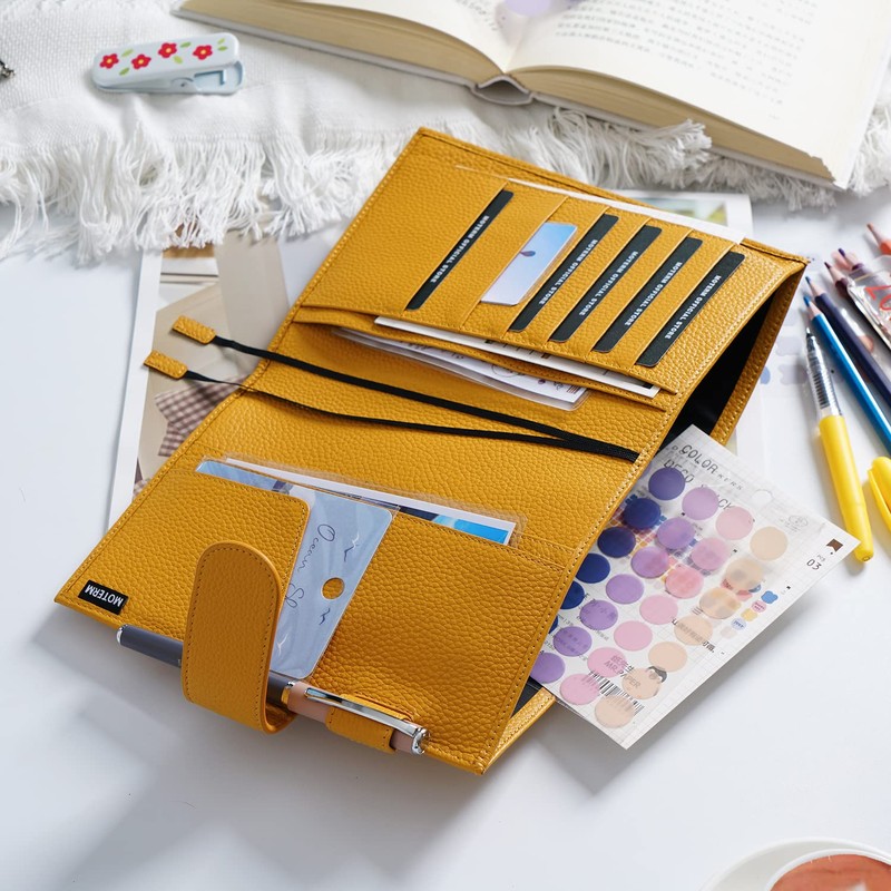 Moterm Leather Cover for Stalogy B6 - with Back Pocket,