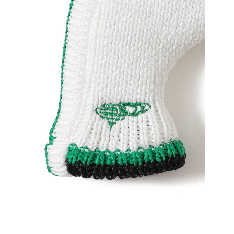 Beams Golf Knit Putter Cover 2 (Pin-Type), green