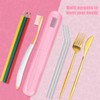Hooqict 4 Pack Toothbrush Cases Travel Toothbrush Holder Portable Toothbrush