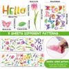 Chunnin Tulip Window Clings Stickers Hello Spring Window Clings Decals