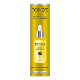 Pond’s UV Miracle Bright Serum Protector Solar Facial Día FPS – Todo Tipo de Piel, 30 g