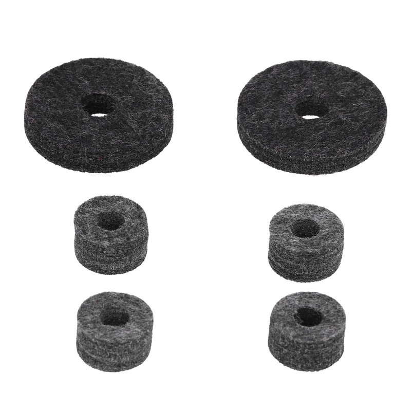 21Pcs Cymbal Felt Clutch Bracket Tube Drum Accessory with Stainless