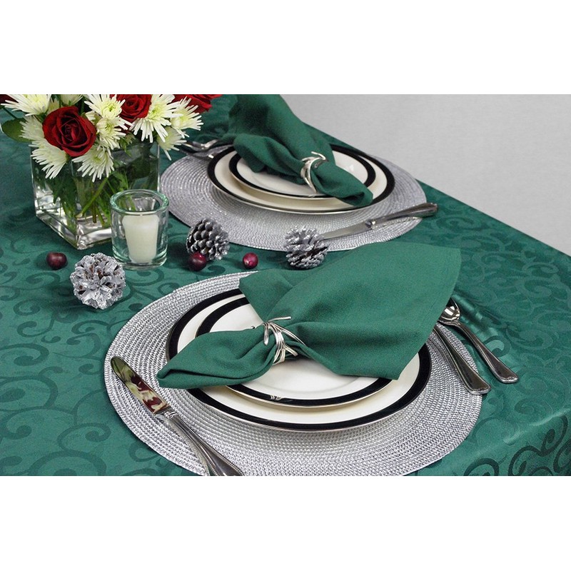 DII Collection, Cotton, Dark Green, 20x20
