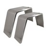 Heavy Duty 2-Pack Smooth Aluminum Flat Top Fenders - 34”L