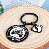 New Dad Keychain Dad Level Unlocked Keychain Fathers day Christmas