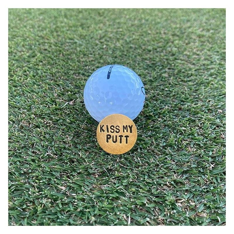 4PC Ball Marker, Funny Great Golf Gifts and Accessories for