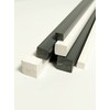 PVC Square Bar 30 x 30 mm Long 1000 mm