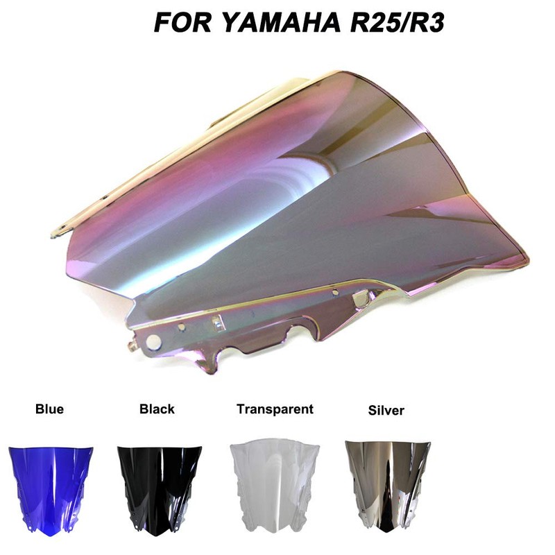 YUANYE Windshield Yamaha Motorcycle Screen YZF R3 R25 2015-2018 Motorcycle