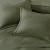 WRENSONGE Olive Green Full Size Comforter, 7 Pieces Soft Dark