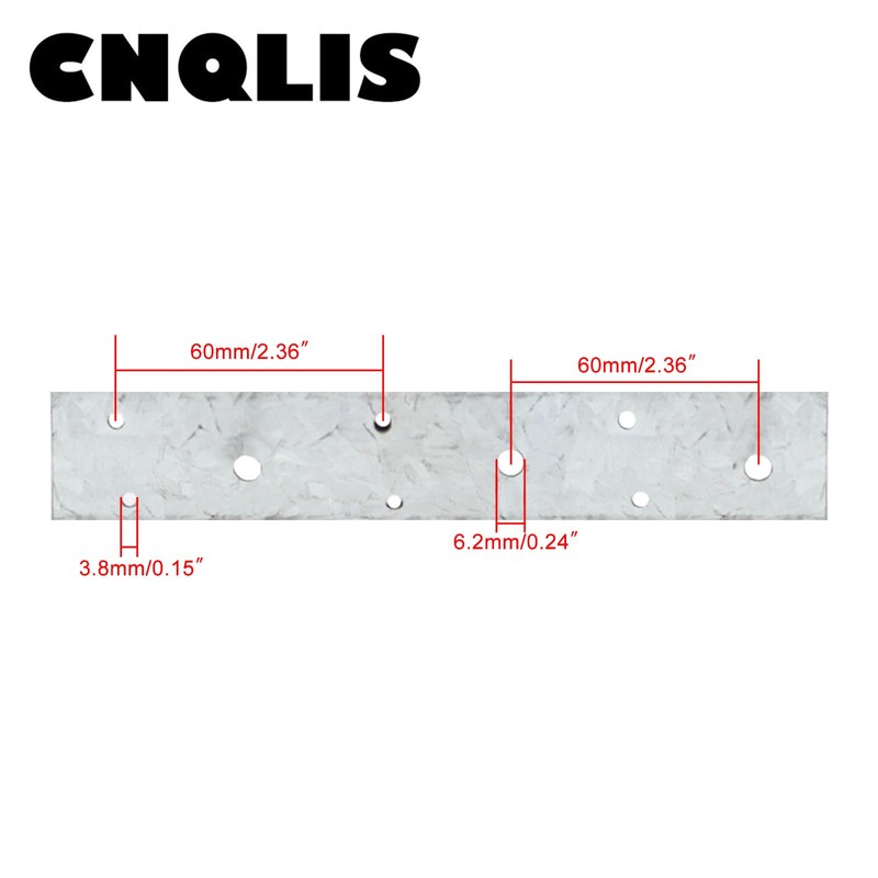 CNQLIS 32ft Galvanized Perforated Strap Strapping, 1-3/8" Width Metal Strapping