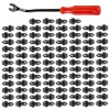 Caltric 100 Fender Rivet Clips w/ Tool for Polaris General