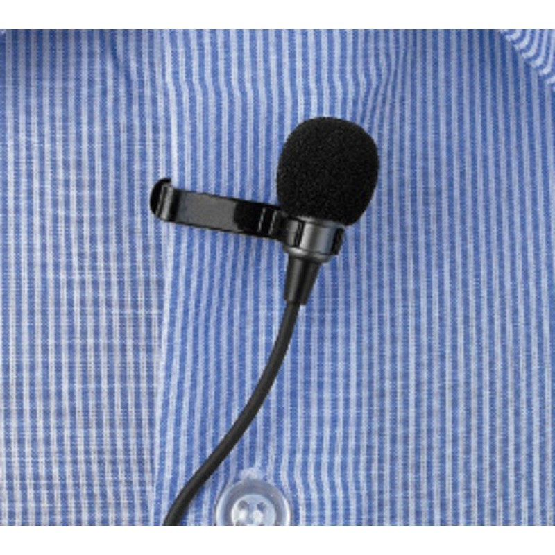 JTS cm/Electret Lavalier Microphone for Presentation and Discussion Applications