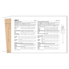 Simplicity Misses' Belt and Full Skirt Dresses Sewing Pattern Packet by Mimi G Style, Design Code S9917, Sizes 18-20-22-24-26, Multicolor