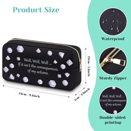 Friendship Gifts for Women Friend Makeup Bag Role Playing Games Presents Accessory Pouch Game Bag for Girl Her Friend Sister Colleague Funny Christmas Birthday Travel Cosmetic Bag
