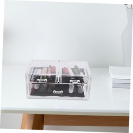 Operitacx Elegant Acrylic Makeup Storage 3 Drawer Organizer Lotion Organizer for Dresser Desk