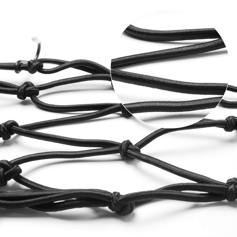 2 Spider Net and 2 Elastic Motorcycles with Hooks for