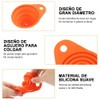 Silicona de Grado Alimenticio de Cocina,Embudo Almacenamiento Suspendido Con Pequeños