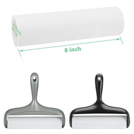 8 inch Large Surface Roller Refills Only for Scotch-Brite Pet Hair Pickup Extra Sticky Large Lint Roller 60 Sheets per Refill Pack of 5 Total 300 Easy-Tear Adhesive Sheets