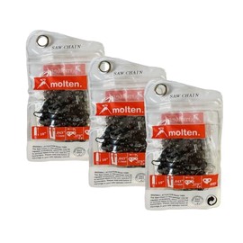 Molten. 10 inch Chainsaw Blade Replacement for Milwaukee Pole Saw QUIK-LOK, Ryobi Pole Saw Expand-It, Ryobi Chainsaw 18v, Black+Decker LCS 1020 Chain, Milwaukee M18 Pole Saw Oregon R40 (3 Chains)